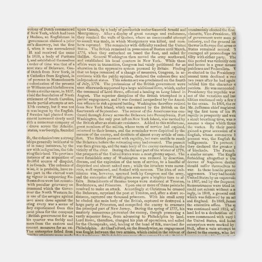 統一された州履歴マップ2 マグネット (正面)