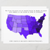 統一された州州地図の番号順 (正面/裏面)