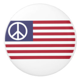 統一された州平和旗 セラミックノブ