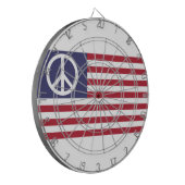 統一された州平和旗 ダーツボード (正面左)