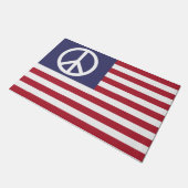 統一された州平和旗 ドアマット (アングル)