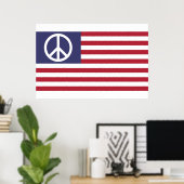 統一された州平和旗 ポスター (ホームオフィス)