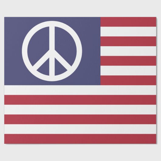 統一された州平和旗 ラッピングペーパー (フラット)