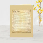 統一された州構成グリーティングカード カード (黄色い花)