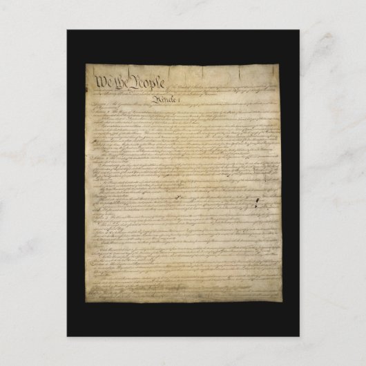 統一された州構成 ポストカード (正面)