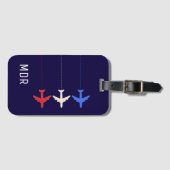 統一された州機 ラゲッジタグ (正面横)