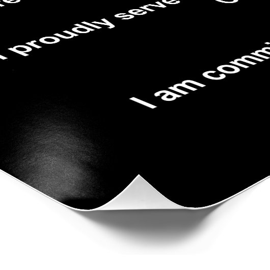 統一された州海軍の船員の信条 ポスター (コーナー)