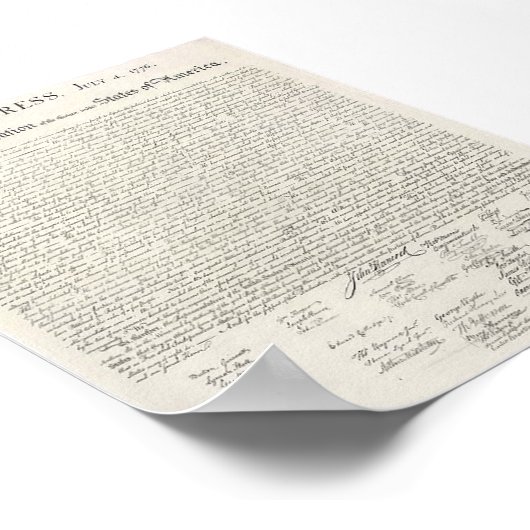 統一された州独立宣言ポスター ポスター (角)