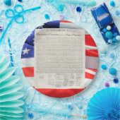 統一された州独立宣言ヴィンテージ ペーパープレート (パーティー)