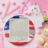 統一された州独立宣言ヴィンテージ ペーパープレート (パーティー)