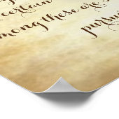 統一された州独立宣言1776 ポスター (角)