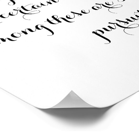 統一された州独立宣言1776 ポスター (角)