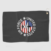 統一された州空力 ゴルフタオル (横)