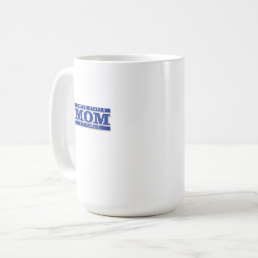統一された州空軍マママママグ コーヒーマグカップ (正面左)