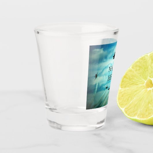 統一された州空軍退職 ショットグラス (左)