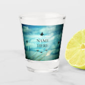 統一された州空軍退職 ショットグラス (正面)