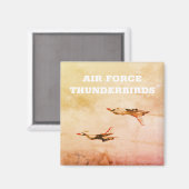 統一された州空軍Thunderbirdsデモチーム マグネット (正面/裏面)