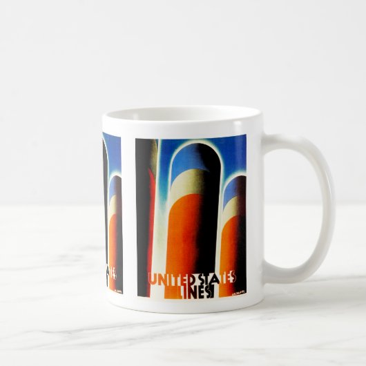 統一された州線 コーヒーマグカップ (右)