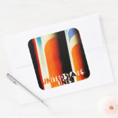 統一された州線 スクエアシール (封筒)