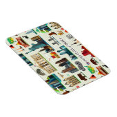 統一された州記号パターン マグネット (右側)