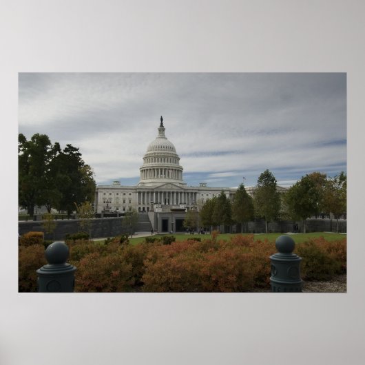 統一された州資本プリント ポスター (正面)