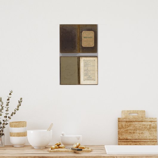 統一された州軍隊マップ ポスター (キッチン)