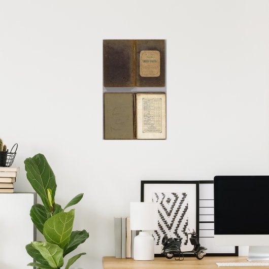 統一された州軍隊マップ ポスター (ホームオフィス)