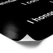 統一された州軍隊退役軍人creed ポスター (コーナー)