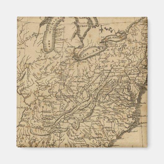 統一された州36 マグネット (正面)