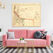 統一された州48 キャンバスプリント (インサイチュ (リビング))