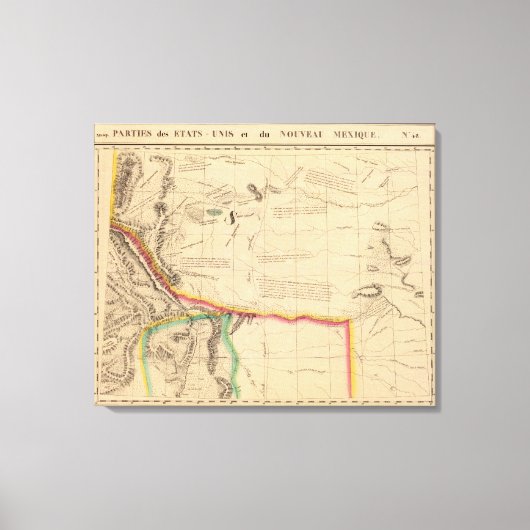 統一された州48 キャンバスプリント (正面)