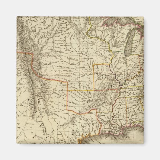 統一された州，カナダ マグネット (正面)