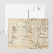 統一された州、テリトリ ポストカード (正面/裏面)