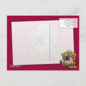 統一された州 ポストカード (裏面)