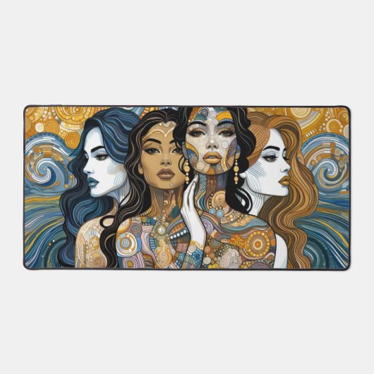 「統一された放射能」 デスクマット (正面)