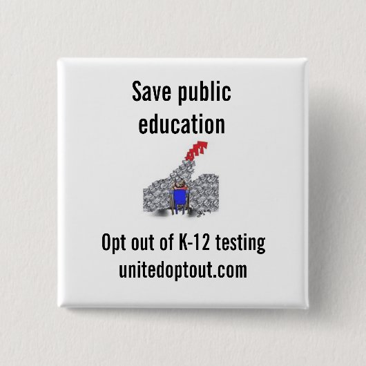 統一された正方形ボタンは選択します 缶バッジ (正面)