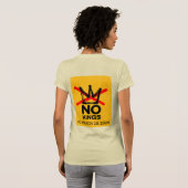 統一された王なし #3 Tシャツ (裏面フル)