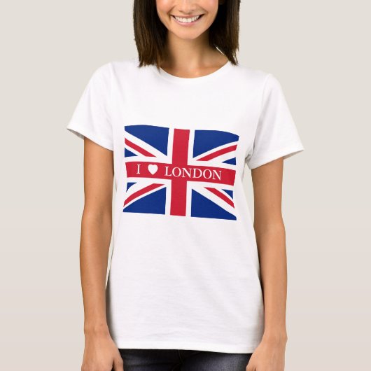 統一された王国国旗 – I LOVE LONDON Tシャツ (正面)