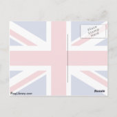 統一された王国統一された国旗 ポストカード (裏面)