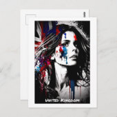 統一された王国葉書World of Women Collection ポストカード (正面/裏面)