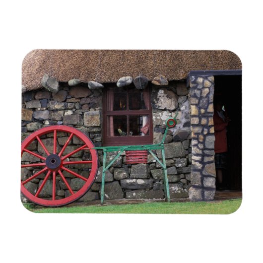 統一された王国、スコットランド、スカイ島、石 マグネット (横)