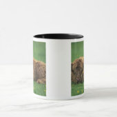 統一された王国、スコットランド。ハイランドカーフ マグカップ (中央)