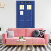統一された王国 – Blue Police Public Call Box 1 キャンバスプリント (インサイチュ (リビング))