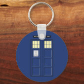 統一された王国 – Blue Police Public Call Box 1 キーホルダー (正面)