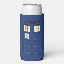 統一された王国 – Blue Police Public Call Box 1 スリム缶クーラー