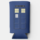 統一された王国 – Blue Police Public Call Box 1 スリム缶クーラー (正面)