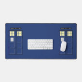 統一された王国 – Blue Police Public Call Box 1 デスクマット (キーボード&マウス)