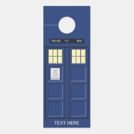 統一された王国 – Blue Police Public Call Box 1 ドアノブサイン