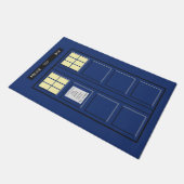 統一された王国 – Blue Police Public Call Box 1 ドアマット (アングル)