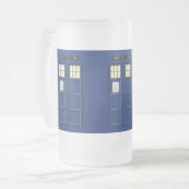 統一された王国 – Blue Police Public Call Box 1 フロストグラスビールジョッキ (正面左)